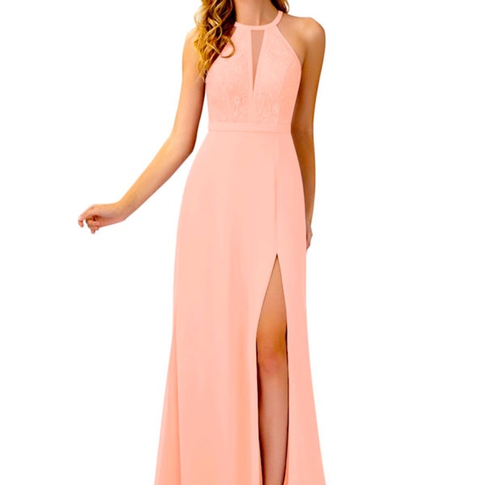Azazie Rona in Coral